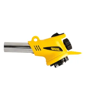 Gasbrenner MASTERTOOL für Gaspatronen, Düse Ø 20 mm/1300°C, Piezozündung, Rotation 360°, 44-5038