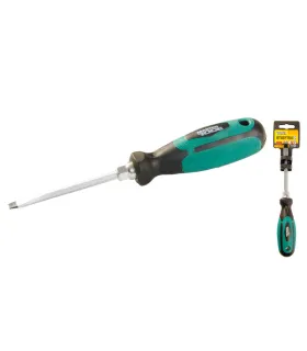 Skrutkovač magnetický MASTERTOOL HEXAGON plochý SL5* 75 mm 45-8575
