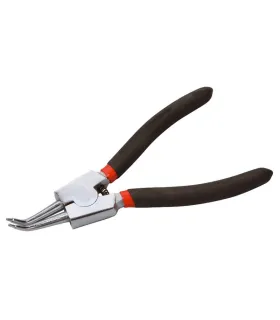 Kliešte na poistné krúžky vonkajšie, zahnuté MASTERTOOL Seeger 175 mm C45/HRC 38~48 75-1307