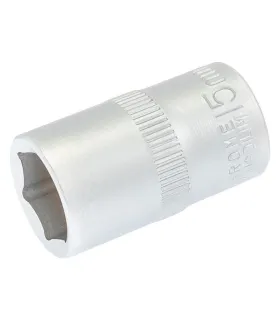 Steckschlüsseleinsatz 6-kant MASTERTOOL 1/2" 15 mm L 40 mm CRV 78-0015