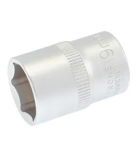 Steckschlüsseleinsatz 6-kant MASTERTOOL 1/2" 19 mm L 40 mm CRV 78-0019