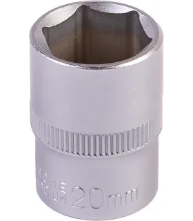 Steckschlüsseleinsatz 6-kant MASTERTOOL 1/2" 20 mm L 40 mm CRV 78-0020