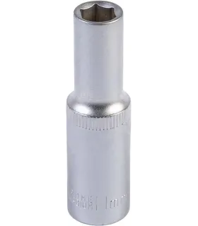Steckschlüsseleinsatz verlängert 6-kant MASTERTOOL 1/2" 11 mm L 78 mm CRV 78-0511
