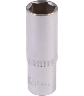 Steckschlüsseleinsatz verlängert 6-kant MASTERTOOL 1/2" 19 mm L 78 mm CRV 78-0519