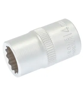 Steckschlüsseleinsatz 12-kant MASTERTOOL 1/2" 14 mm L 40 mm CRV 78-0614