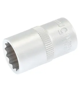Steckschlüsseleinsatz 12-kant MASTERTOOL 1/2" 15 mm L 40 mm CRV 78-0615