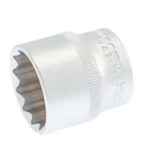 Steckschlüsseleinsatz 12-kant MASTERTOOL 1/2" 30 mm L 43 мм CRV 78-0630