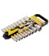 Steckschlüsselsatz MASTERTOOL PROFI 1/2" 8-32 mm CrV, Ratsche 72T, 20-teilig 78-1220