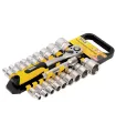 Steckschlüsselsatz MASTERTOOL PROFI 1/2" 8-32 mm CrV, Ratsche 72T, 20-teilig 78-1220