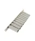 MASTERTOOL 1/4" 4-13 mm L 48 mm CRV, 10-tlg. Satz Steckschlüsseleinsätze
