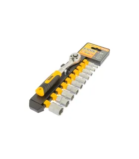 Sada hlavíc nástrčných MASTERTOOL 1/4 " 5-14 mm CrV račňa 72Т 11 ks 78-1415