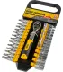 Steckschlüsselsatz MASTERTOOL PROFI 1/4" 4-14 mm CrV, TORX, PH, HEX, SL, Ratsche 72T, 28-teilig 78-1428