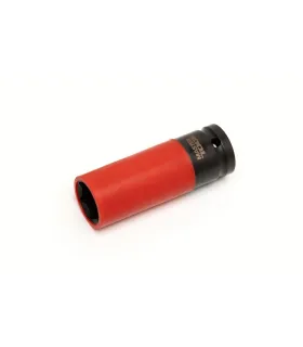 Steckschlüsseleinsatz MASTERTOOL 1/2" 21 mm L 86 mm CrMo mit Kunststoffschutz für Aluminiumfelgen 78-1521