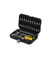 Steckschlüsselsatz MASTERTOOL 4-14 mm CrV, Ratsche 72T, 47-teilig 78-2047