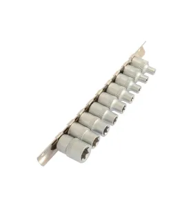 MASTERTOOL 3/8" E-TORX E5-E16 9-tlg. Steckschlüsseleinsatz-Set 78-3809