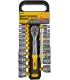Steckschlüsselsatz MASTERTOOL 3/8" 6-24 mm CrV, Ratsche 72T, 21-teilig 78-3821