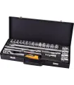 Sada hlavíc nástrčných MASTERTOOL PROFI 32 mm CRV račňa 72Т 24 ks 78-4124