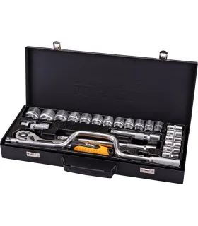 Sada hlavíc nástrčných MASTERTOOL PROFI 32 mm CRV račňa 72Т 24 ks 78-4125