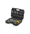 Sada nástrčných hlavíc MASTERTOOL 1/4" - 1/2 " CrV račňa 72Т 94 ks 78-5094