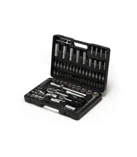 Sada nástrčných hlavíc MASTERTOOL 1/4" - 1/2 " CrV račňa 24Т 108 ks 78-7108