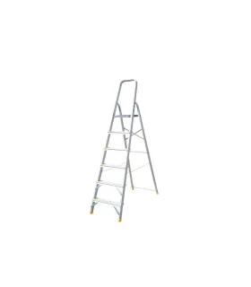 Aluminium-Teleskopleiter MASTERTOOL 6 Stufen, Höhe 1280 mm, Max. 150 kg, 79-1106