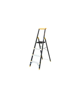 Rebrík schodíkový hliníkový MASTERTOOL 4 kovové stupne h 846 mm max 150 kg 79-1204