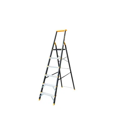 Aluminium-Stufenleiter MASTERTOOL 6 Metallstufen h 1282 mm max 150 kg 79-1206