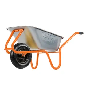 MASTERTOOL Bau- / Gartenschubkarre D-2 85 l / 180 kg, einrädrig PN 3,5×8 Ø 37 cm 79-9845