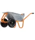 MASTERTOOL Bau- / Gartenschubkarre D-22 85 l / 230 kg, zwei Räder PN 3,5×8 Ø 37 cm 79-9846