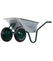 MASTERTOOL Bau- / Gartenschubkarre D-12 85 l / 200 kg, zwei Räder PN 3,5×8 Ø 37 cm 79-9849