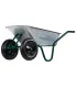MASTERTOOL Bau- / Gartenschubkarre D-12 100 l / 200 kg, zwei Räder PN 3,5×8 Ø 37 cm 79-9853