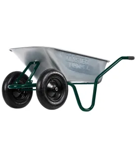 Fúrik stavebný / záhradný MASTERTOOL D-12 100 l/200kg, dve kolesá PN 3, 5*8 Ø 37cm 79-9853