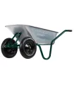 MASTERTOOL Bau- / Gartenschubkarre D-12 100 l / 200 kg, zwei Räder PN 3,5×8 Ø 37 cm 79-9853