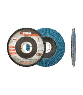 Kotúč brúsny lamelový GRANITE ZIRCONIA Т29 P36 125*22 mm 8-32-036