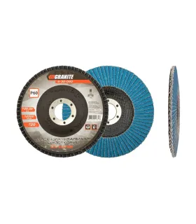 Kotúč brúsny lamelový GRANITE ZIRCONIA Т29 P60 125*22 mm 8-32-060
