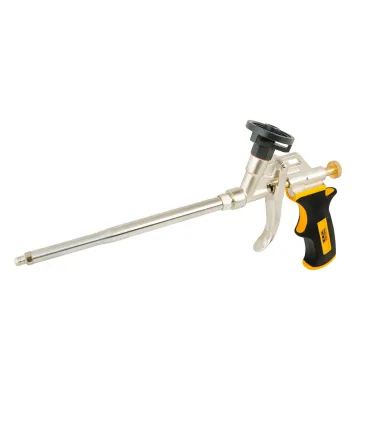 Pistole für Montageschaum CM16 MASTERTOOL 165 mm Vollmetall, Düse und Behälteraufnahme mit Teflonbeschichtung 81-8675