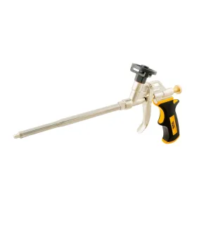 Pištoľ na montážnu penu CM18 MASTERTOOL 180 mm celokovová, tryska a časť na uchytenie nádoby teflónovým povlakom 81-8676