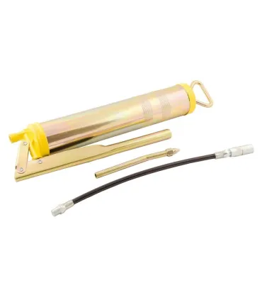 Handfettpresse MASTERTOOL 500 ml, flexibler Schlauch, gebogenes Schmierrohr 81-8800