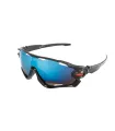 Schutzbrille MASTERTOOL SPORTLINE BLUE MIRROR, Panoramascheibe, kratzfest ANTI-SCRATCH 82-0007