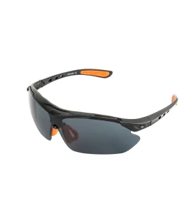 Schutzbrille MASTERTOOL SPORTLINE GREY, panoramatische Linse, kratzfest ANTI-SCRATCH, rutschfeste Bügel 82-0008