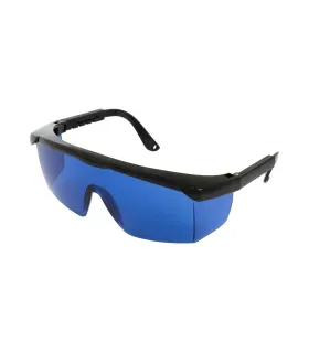 Schutzbrille MASTERTOOL COMFORT blau panoramatische Linse, verstellbare Beine L-Class 82-0616