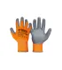 Arbeitshandschuhe MASTERTOOL gestrickt nahtlos mit Nitril-Rippenbeschichtung orange/grau 10" 83-0403