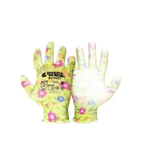 Arbeitshandschuhe MASTERTOOL gestrickt nahtlos mit PU-Beschichtung Chrysantheme 9" 83-0657