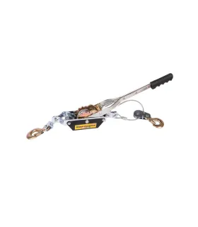 Handwinde MASTERTOOL 2T Stahlseil 4 mm*2 m, 2 Haken 86-8021