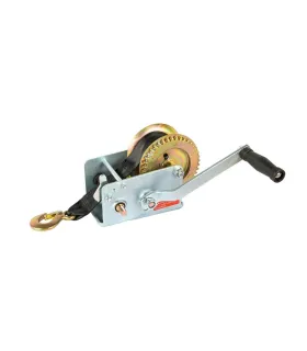 Handkurbel-Seilwinden MASTERTOOL Textilband 8 m 907 kg 86-8290