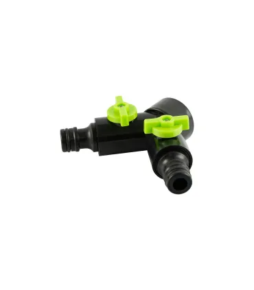 Zweiwege-Verteiler MASTERTOOL mit 2 Ventilen für Schnellkupplungen 1/2" Außengewinde 92-9327
