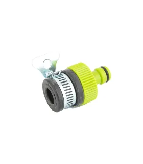 Adaptér na kohútik MASTERTOOL 1/2"-3/4" s tesnením a svorkou 92-9328