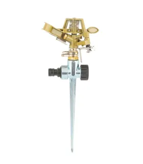 Impulssprinkler MASTERTOOL Metall 1/2" mit Standfuß 16 m 5, 7-14, 8 l/min 92-9330