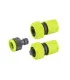 Bewässerungs-Set MASTERTOOL 3-teilig (Adapter 1/2"-3/4" Buchse, Endstück 3/4", Endstück 3/4" STOP Buchse) 92-9338