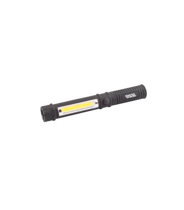 Magnetische Taschenlampe MASTERTOOL 1W LED/1W COB LED, 90 lm/6500K, 50 m, 3xAAA, ABS 94-0806